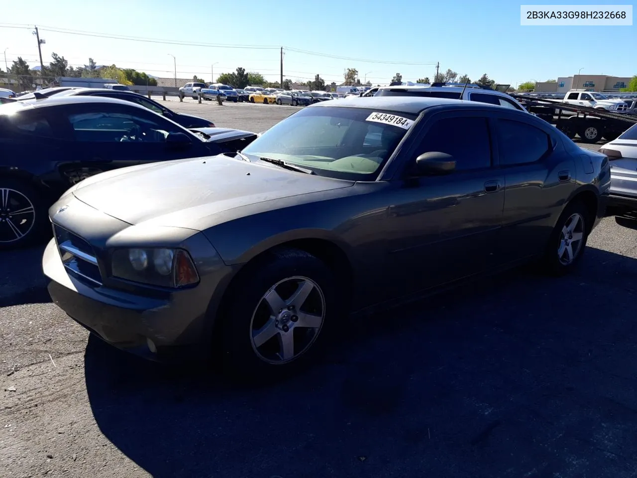 2008 Dodge Charger Sxt VIN: 2B3KA33G98H232668 Lot: 54349184