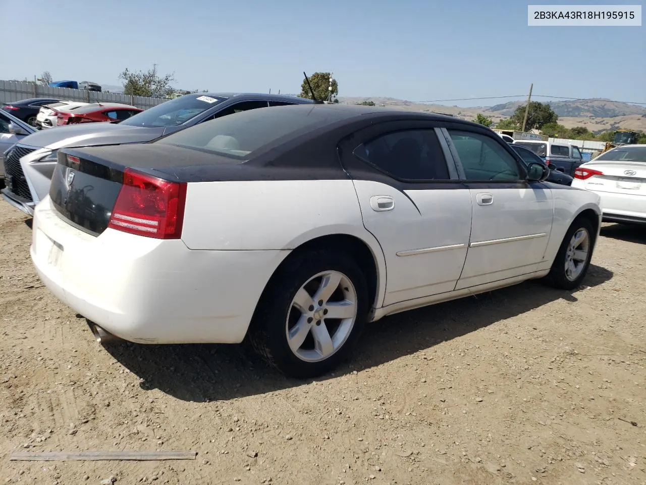 2008 Dodge Charger VIN: 2B3KA43R18H195915 Lot: 55563184