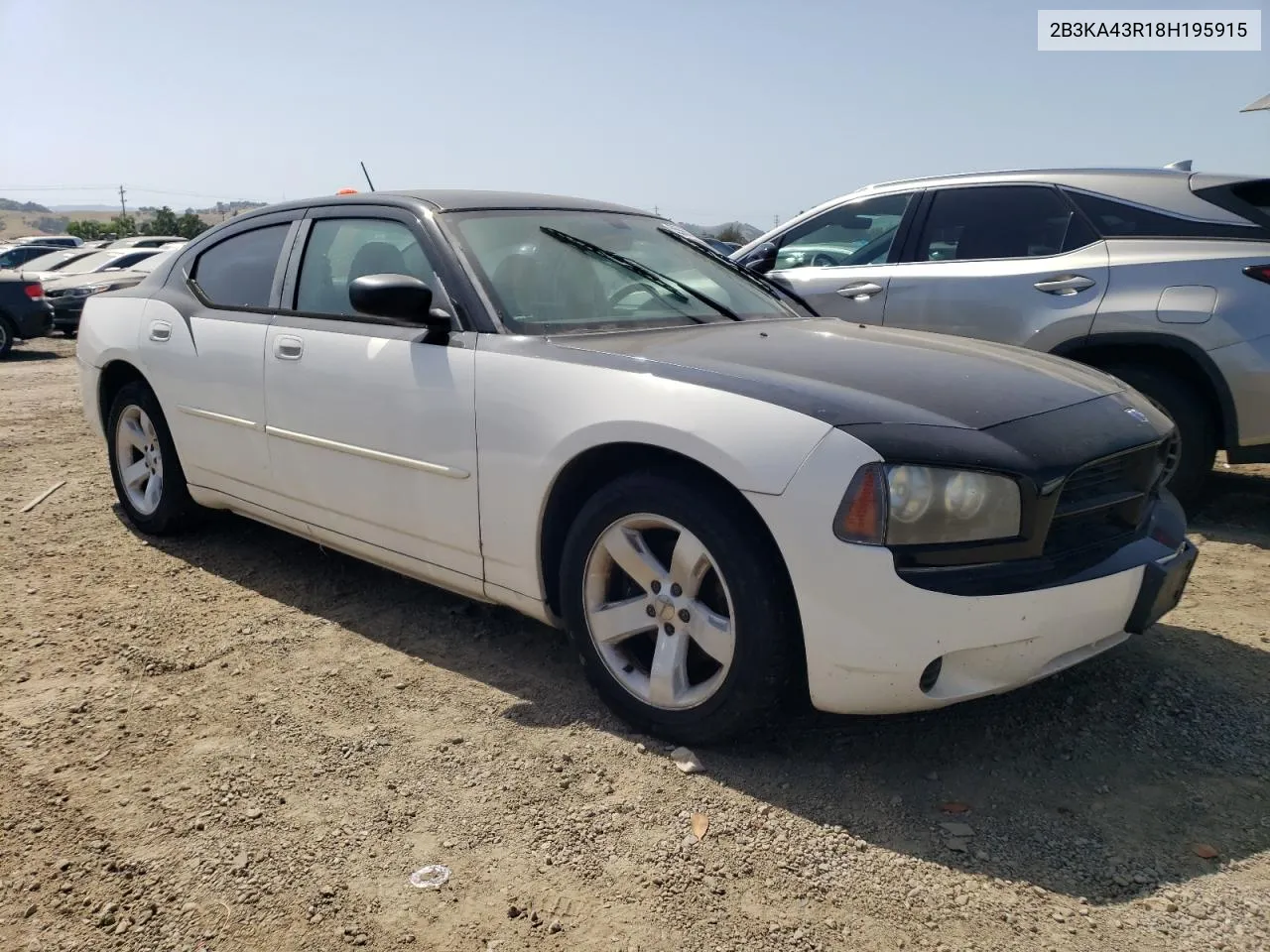 2008 Dodge Charger VIN: 2B3KA43R18H195915 Lot: 55563184