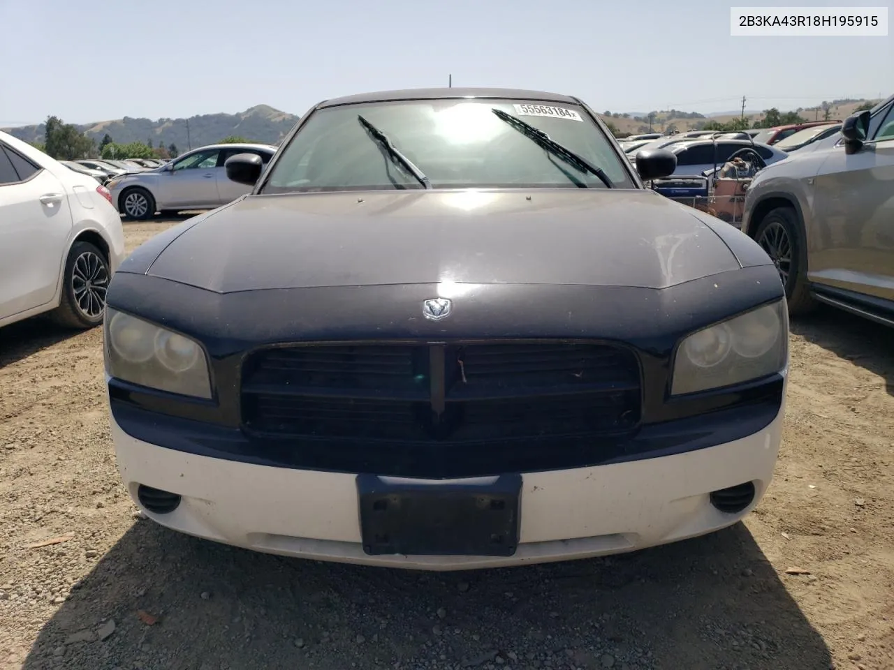 2008 Dodge Charger VIN: 2B3KA43R18H195915 Lot: 55563184