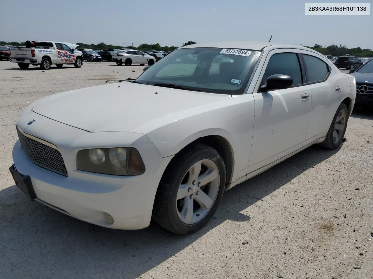 2008 Dodge Charger VIN: 2B3KA43R68H101138 Lot: 55722694