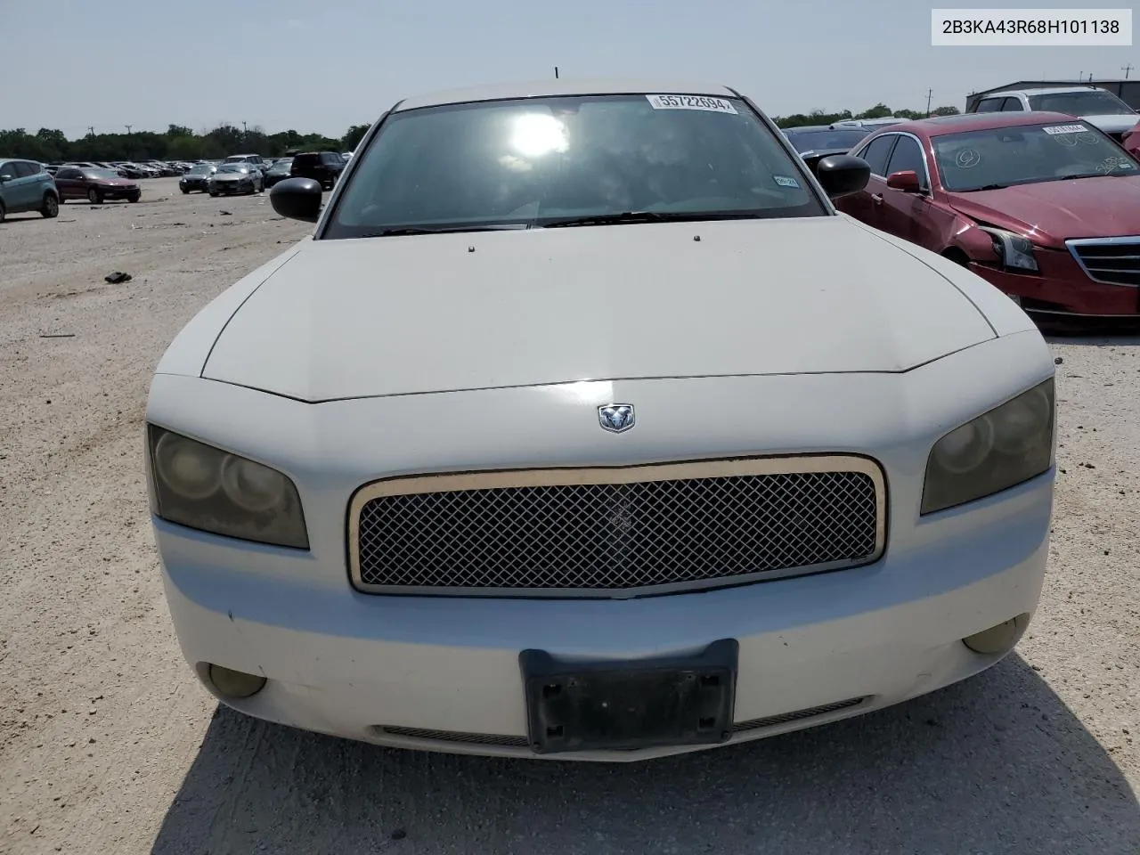 2008 Dodge Charger VIN: 2B3KA43R68H101138 Lot: 55722694