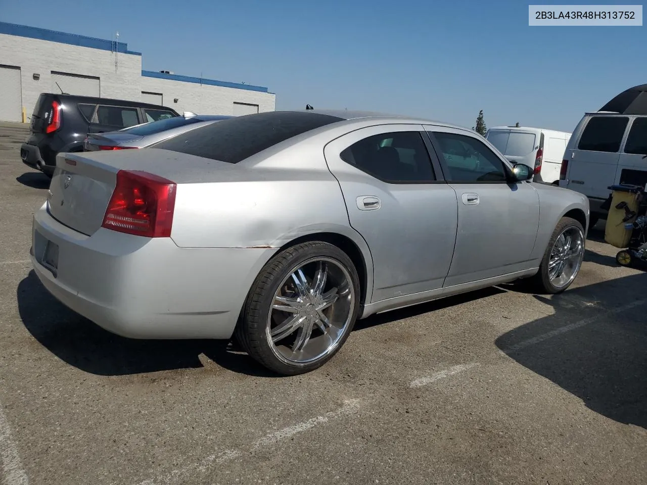 2008 Dodge Charger VIN: 2B3LA43R48H313752 Lot: 62012954