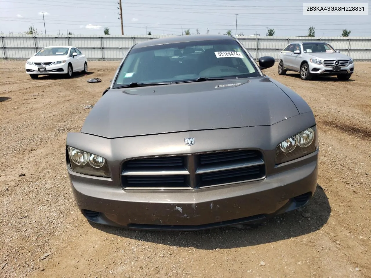 2008 Dodge Charger VIN: 2B3KA43GX8H228831 Lot: 65186474