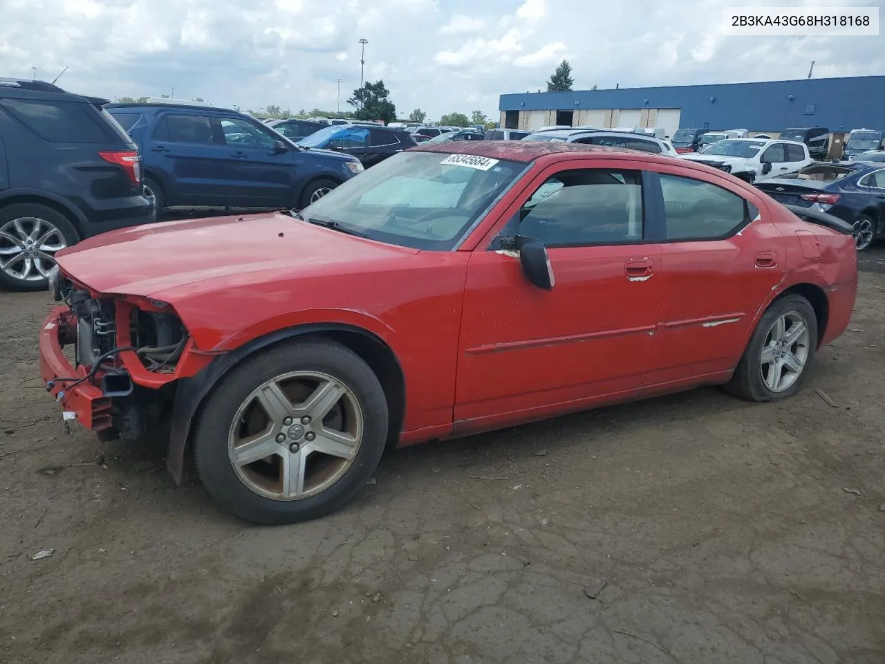 2008 Dodge Charger VIN: 2B3KA43G68H318168 Lot: 65345684