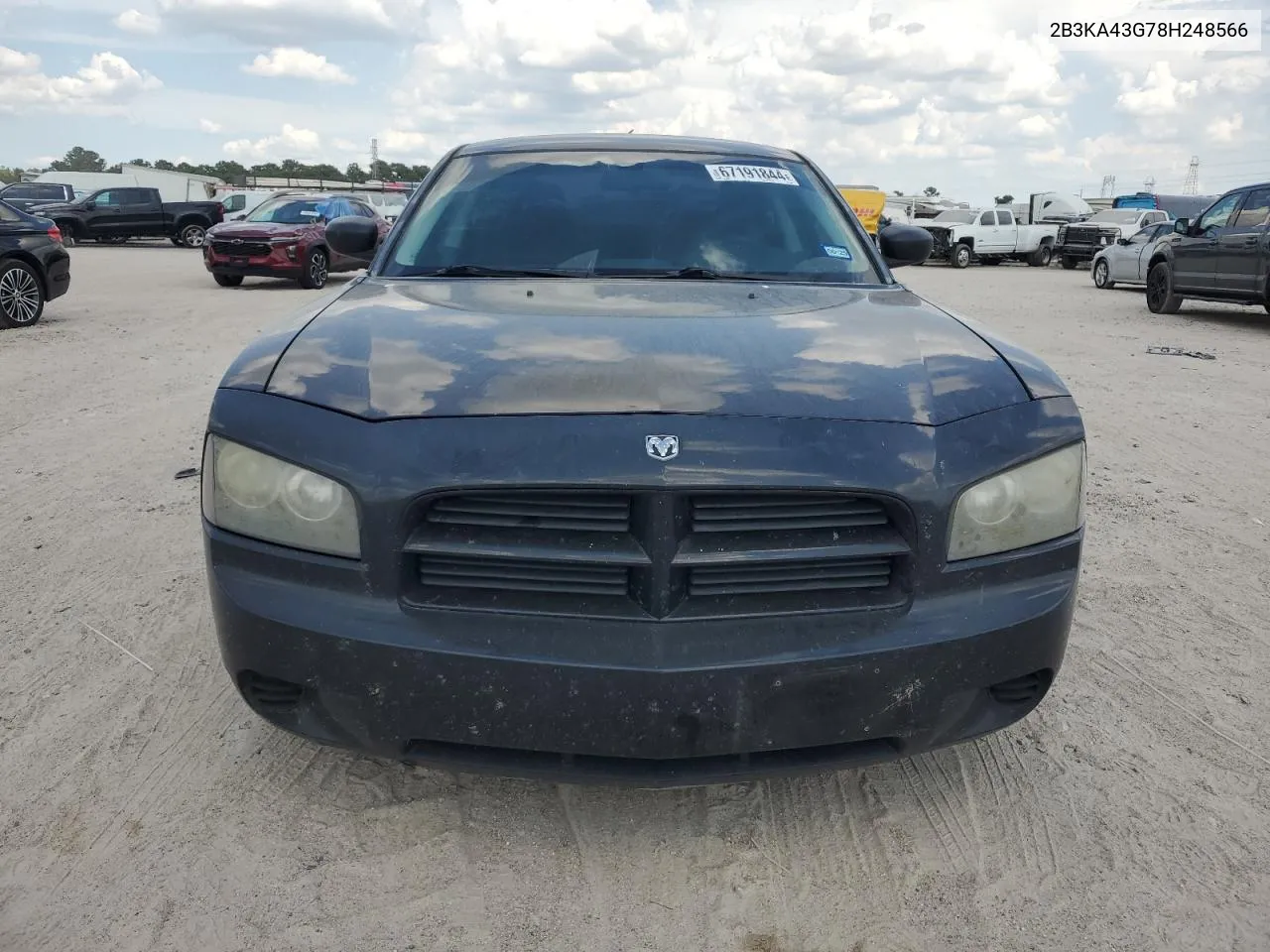 2008 Dodge Charger VIN: 2B3KA43G78H248566 Lot: 67191844