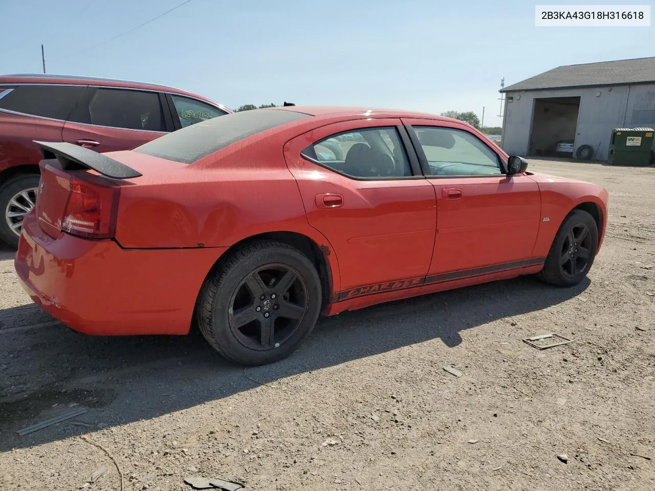 2008 Dodge Charger VIN: 2B3KA43G18H316618 Lot: 68883804