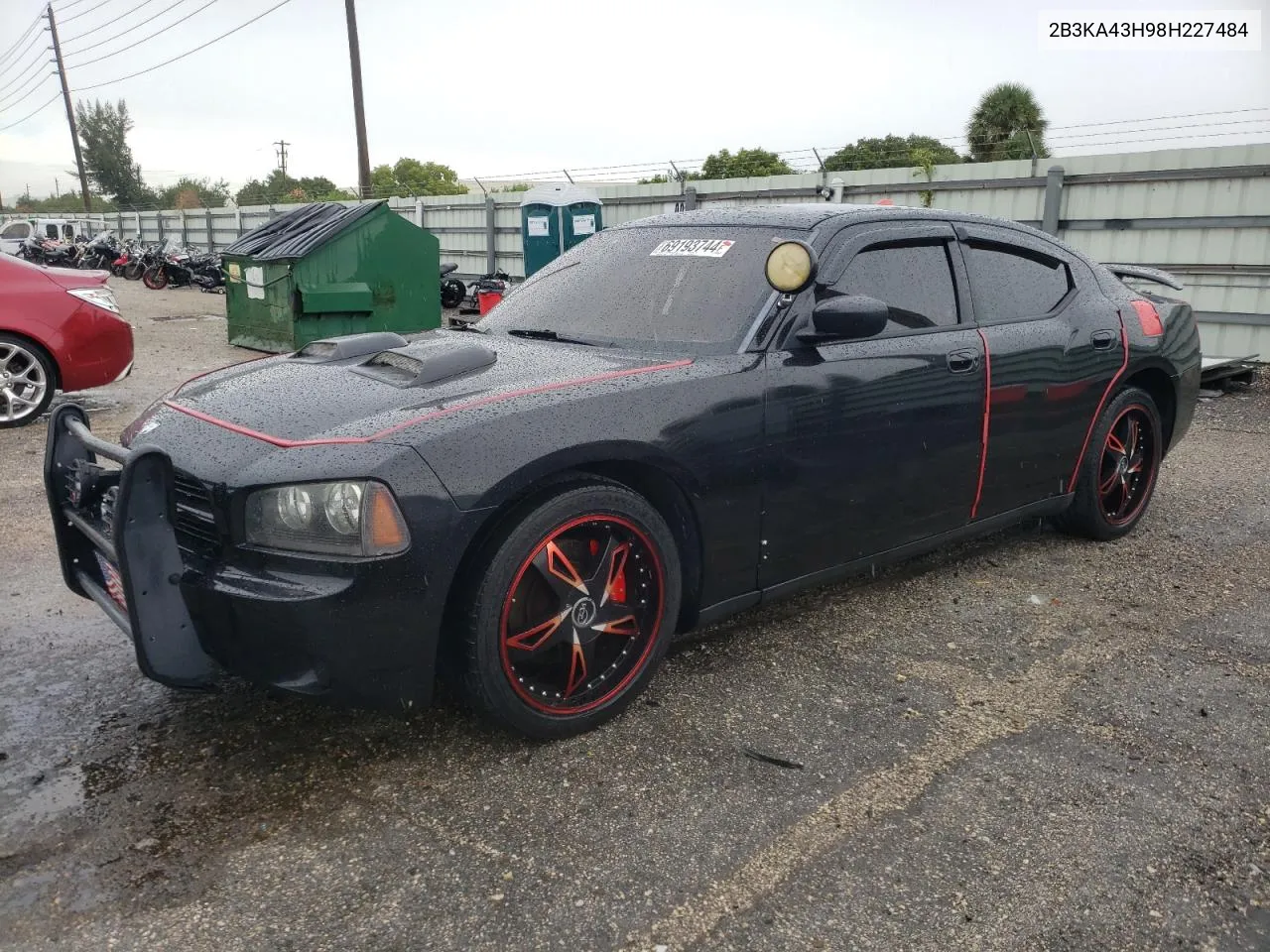 2B3KA43H98H227484 2008 Dodge Charger