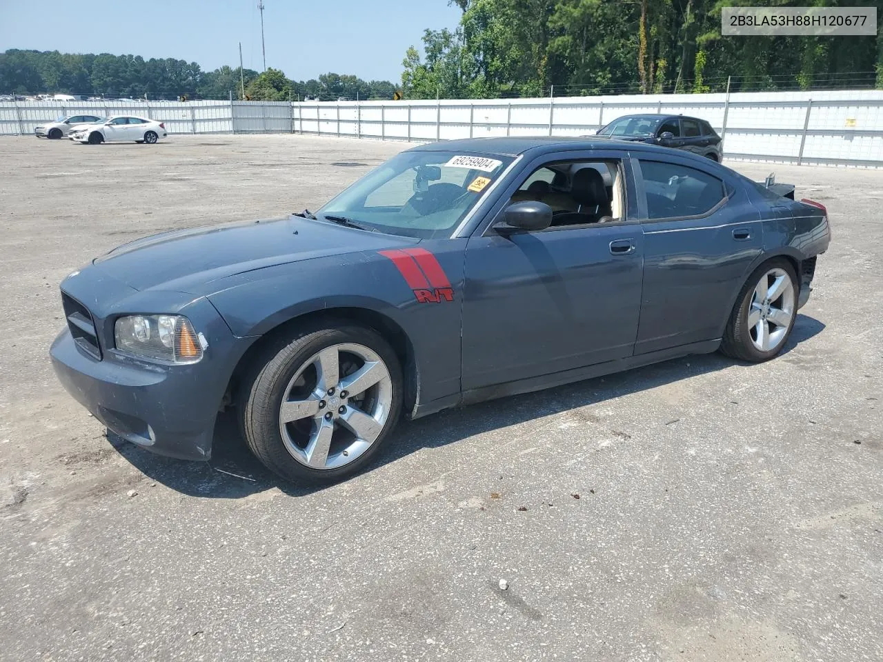 2008 Dodge Charger R/T VIN: 2B3LA53H88H120677 Lot: 69259904