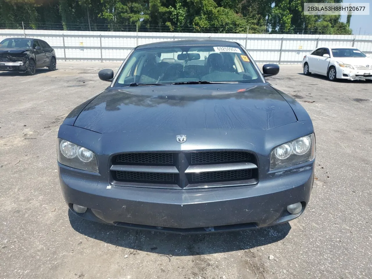 2008 Dodge Charger R/T VIN: 2B3LA53H88H120677 Lot: 69259904