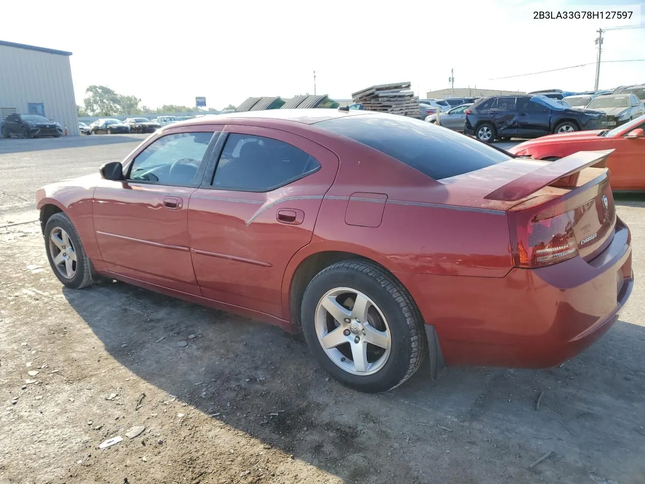 2008 Dodge Charger Sxt VIN: 2B3LA33G78H127597 Lot: 70795264