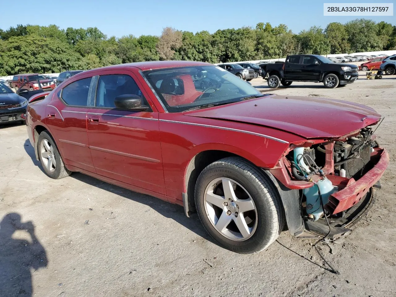 2008 Dodge Charger Sxt VIN: 2B3LA33G78H127597 Lot: 70795264