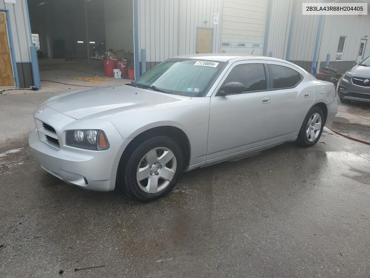 2008 Dodge Charger VIN: 2B3LA43R88H204405 Lot: 71758894