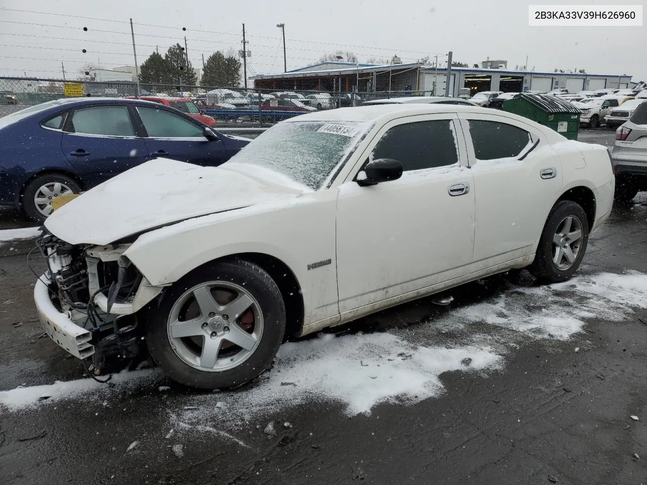 2009 Dodge Charger Sxt VIN: 2B3KA33V39H626960 Lot: 44058134