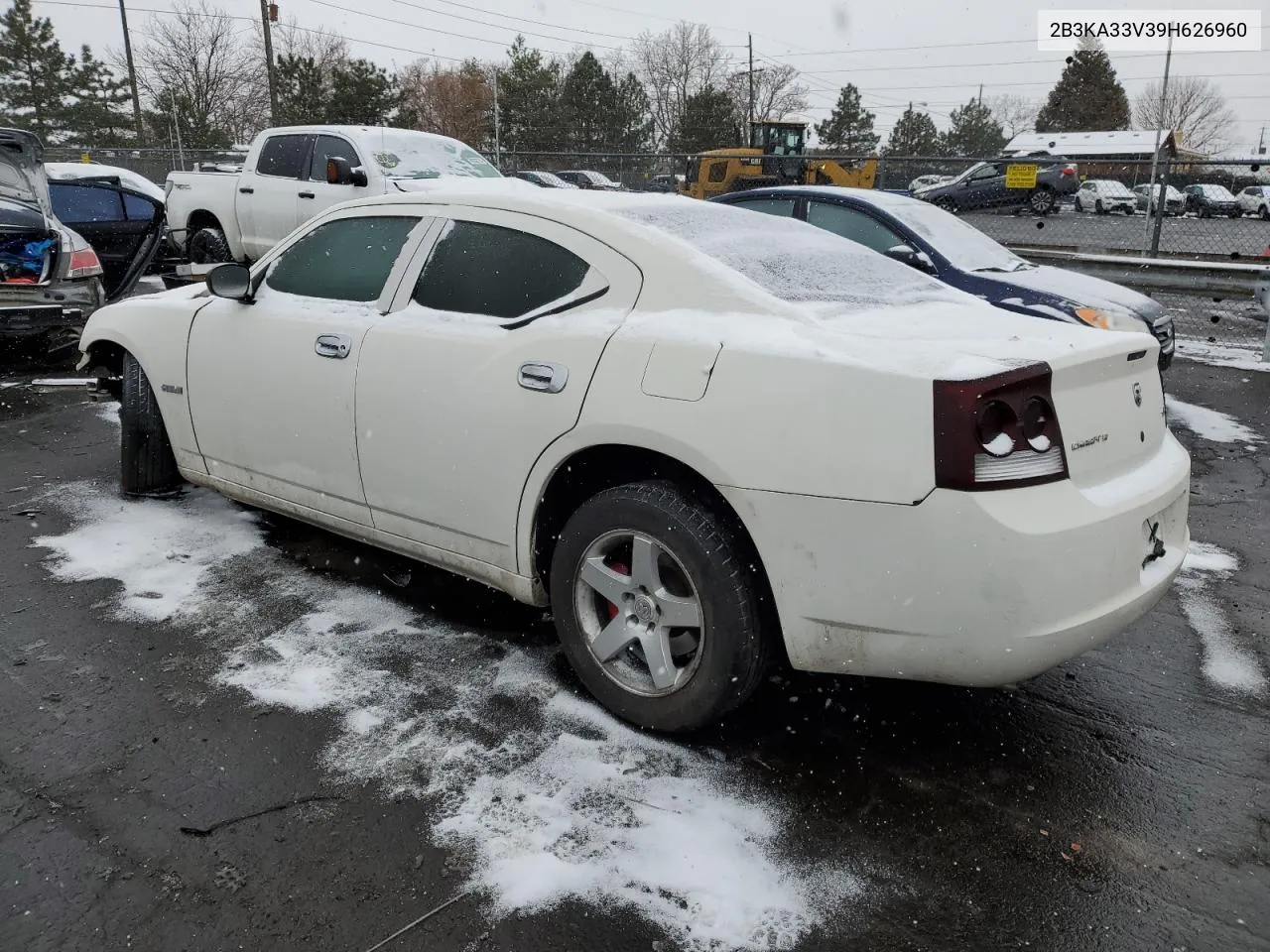 2009 Dodge Charger Sxt VIN: 2B3KA33V39H626960 Lot: 44058134