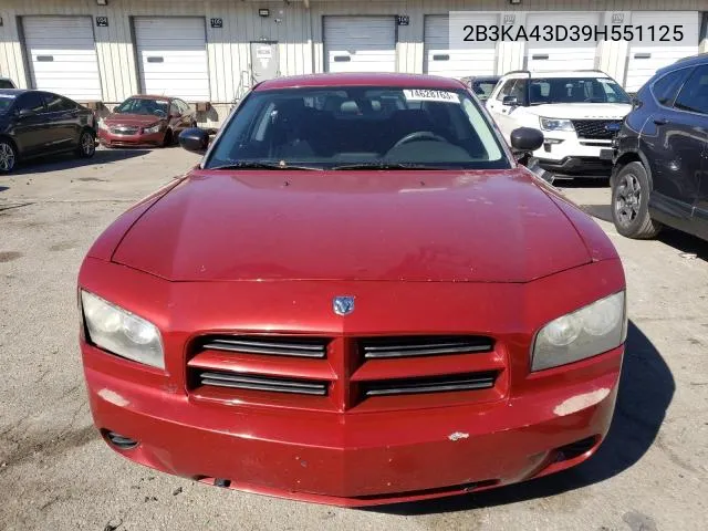 2B3KA43D39H551125 2009 Dodge Charger