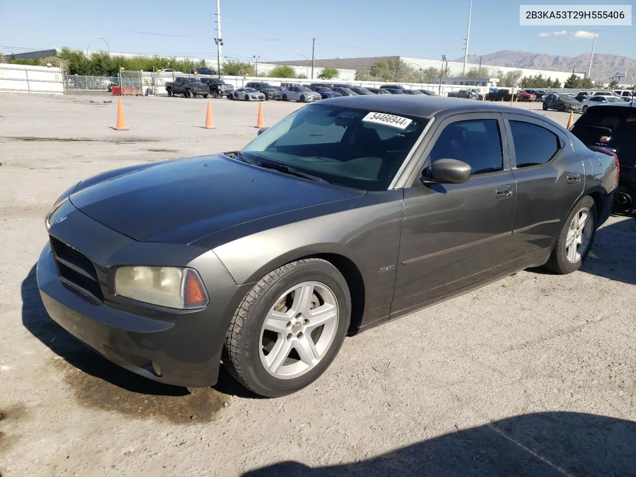 2009 Dodge Charger R/T VIN: 2B3KA53T29H555406 Lot: 54466944