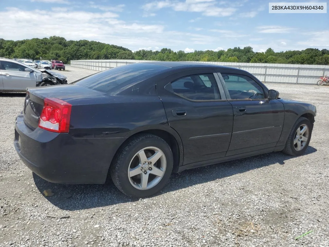 2009 Dodge Charger VIN: 2B3KA43DX9H604340 Lot: 66396144