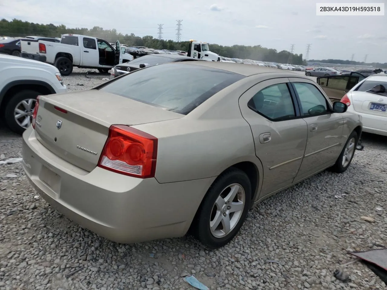 2009 Dodge Charger VIN: 2B3KA43D19H593518 Lot: 71162054