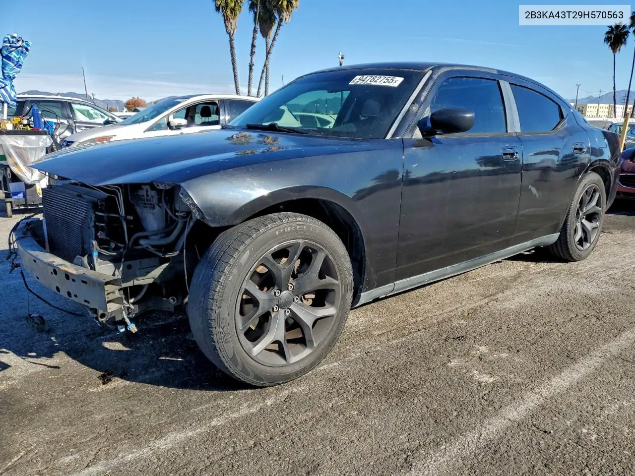 2B3KA43T29H570563 2009 Dodge Charger