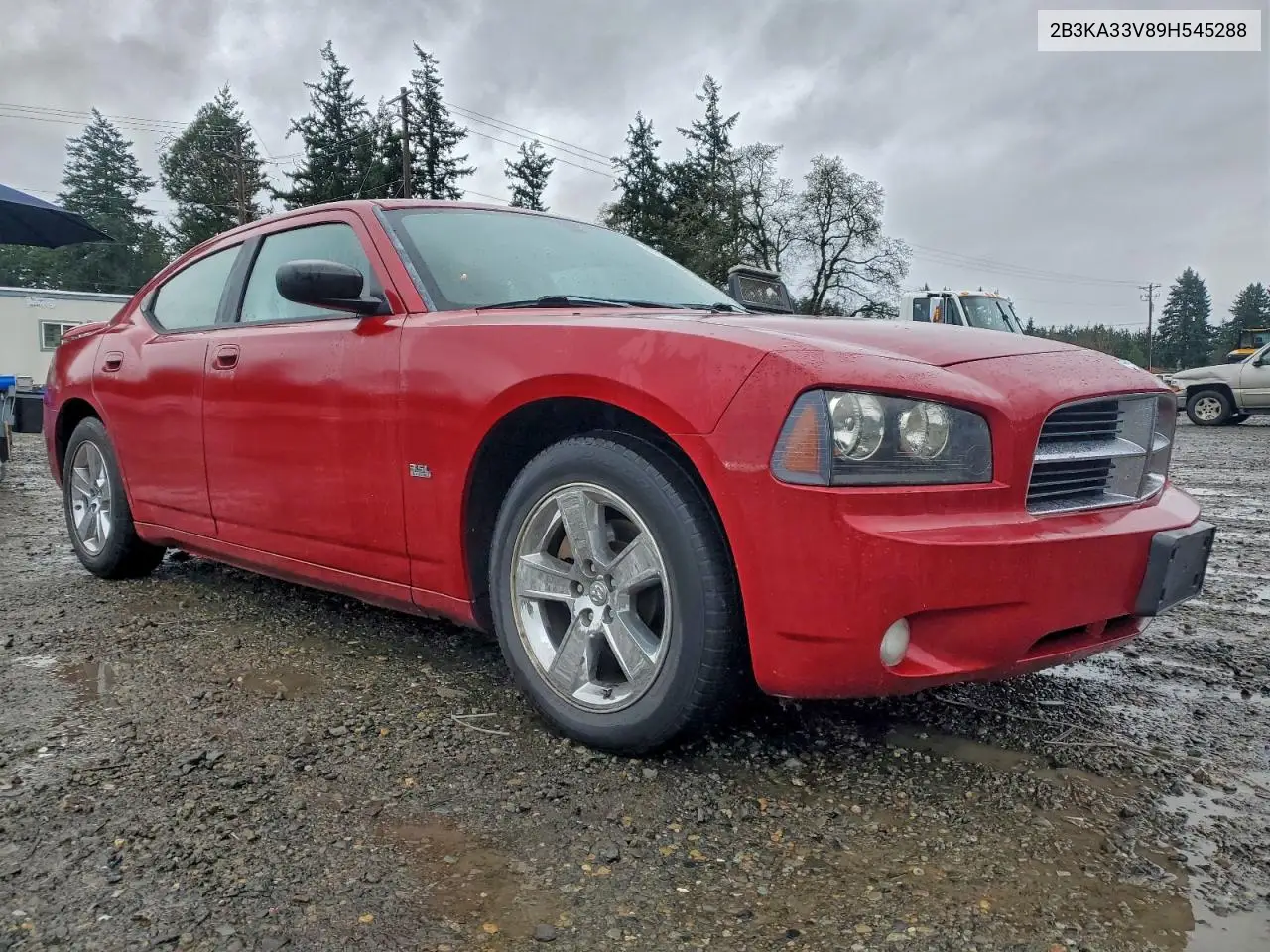 2B3KA33V89H545288 2009 Dodge Charger Sxt