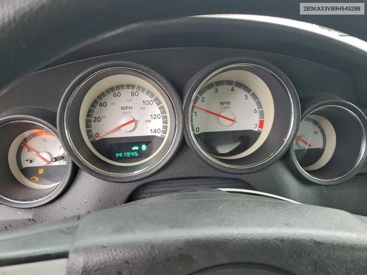 2B3KA33V89H545288 2009 Dodge Charger Sxt