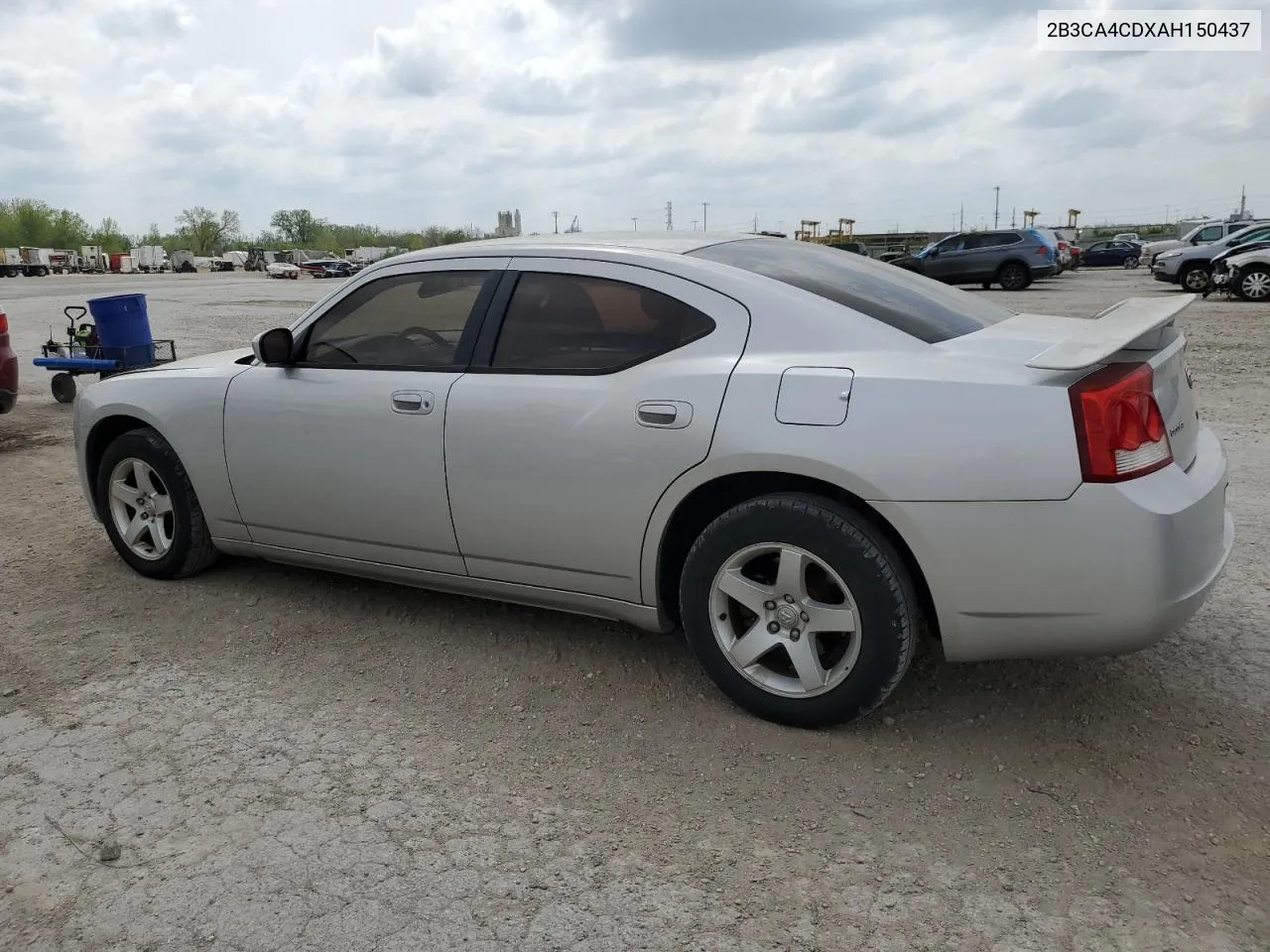 2010 Dodge Charger VIN: 2B3CA4CDXAH150437 Lot: 51039284