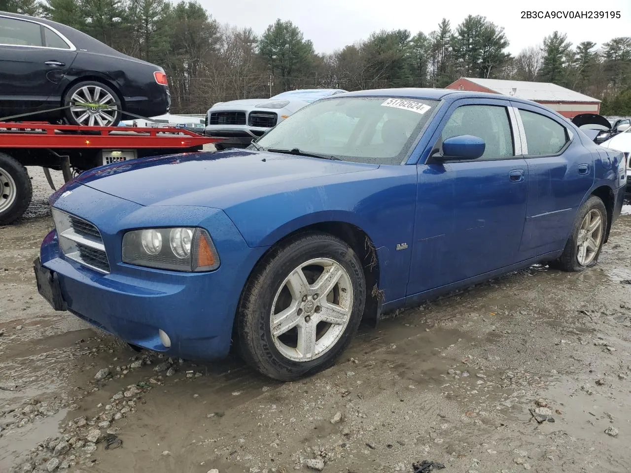 2010 Dodge Charger Rallye VIN: 2B3CA9CV0AH239195 Lot: 51762624