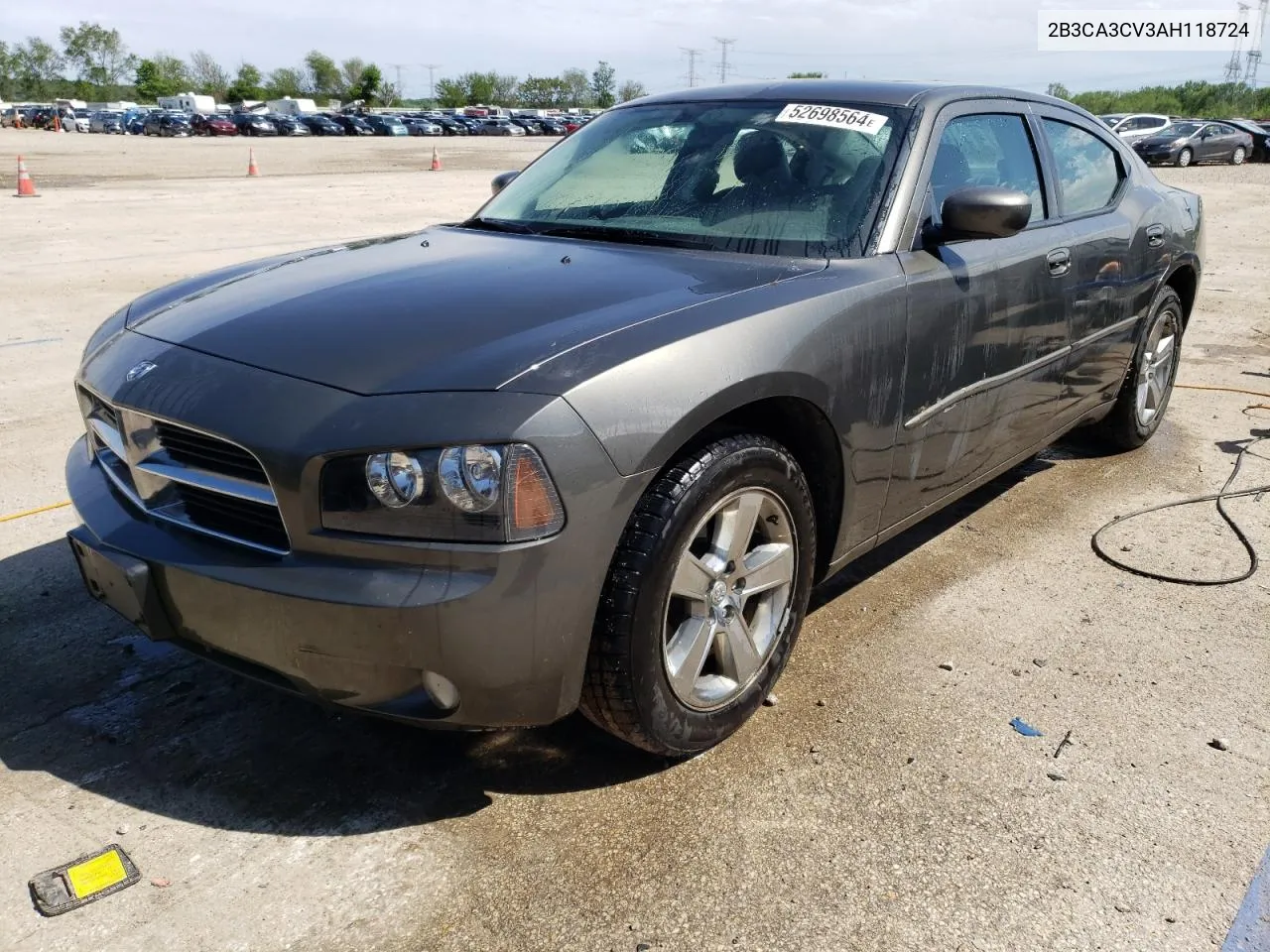 2010 Dodge Charger Sxt VIN: 2B3CA3CV3AH118724 Lot: 52698564