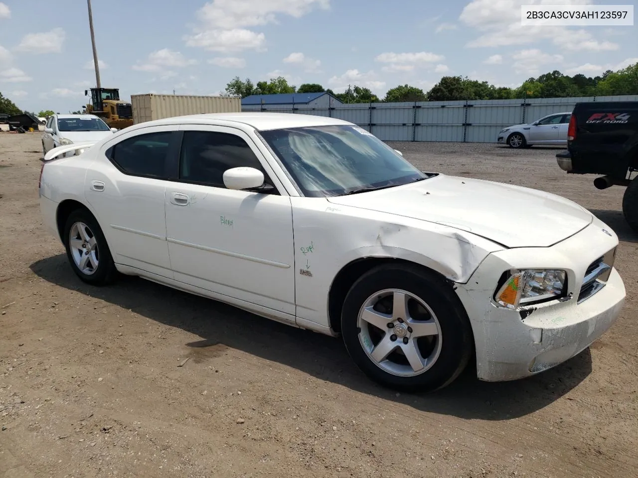 2B3CA3CV3AH123597 2010 Dodge Charger Sxt