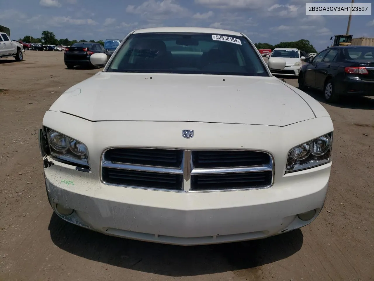 2010 Dodge Charger Sxt VIN: 2B3CA3CV3AH123597 Lot: 53636454