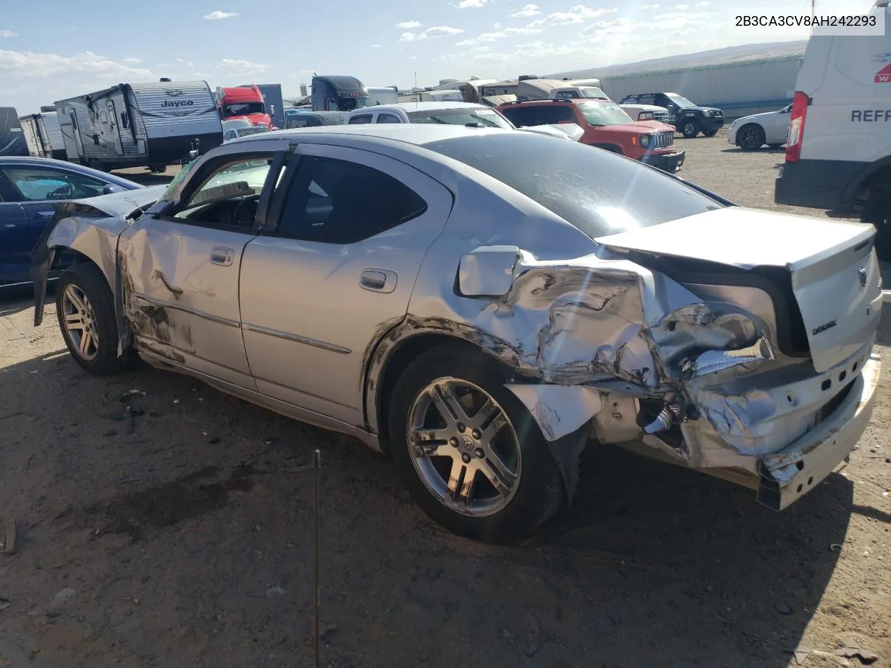 2010 Dodge Charger Sxt VIN: 2B3CA3CV8AH242293 Lot: 53695054