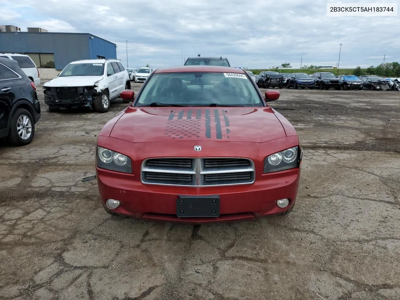 2010 Dodge Charger R/T VIN: 2B3CK5CT5AH183744 Lot: 56420644