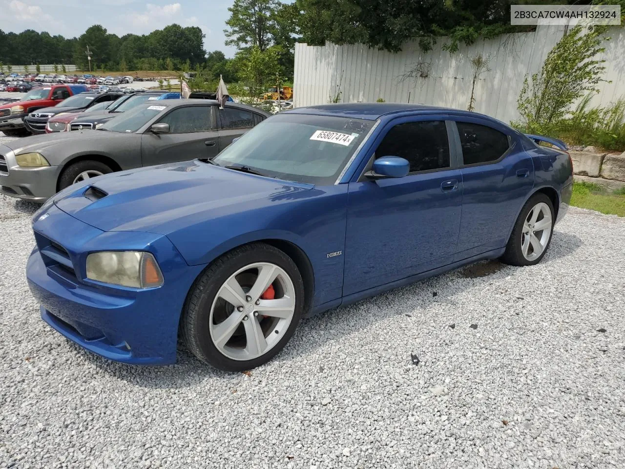 2010 Dodge Charger Srt-8 VIN: 2B3CA7CW4AH132924 Lot: 65807474