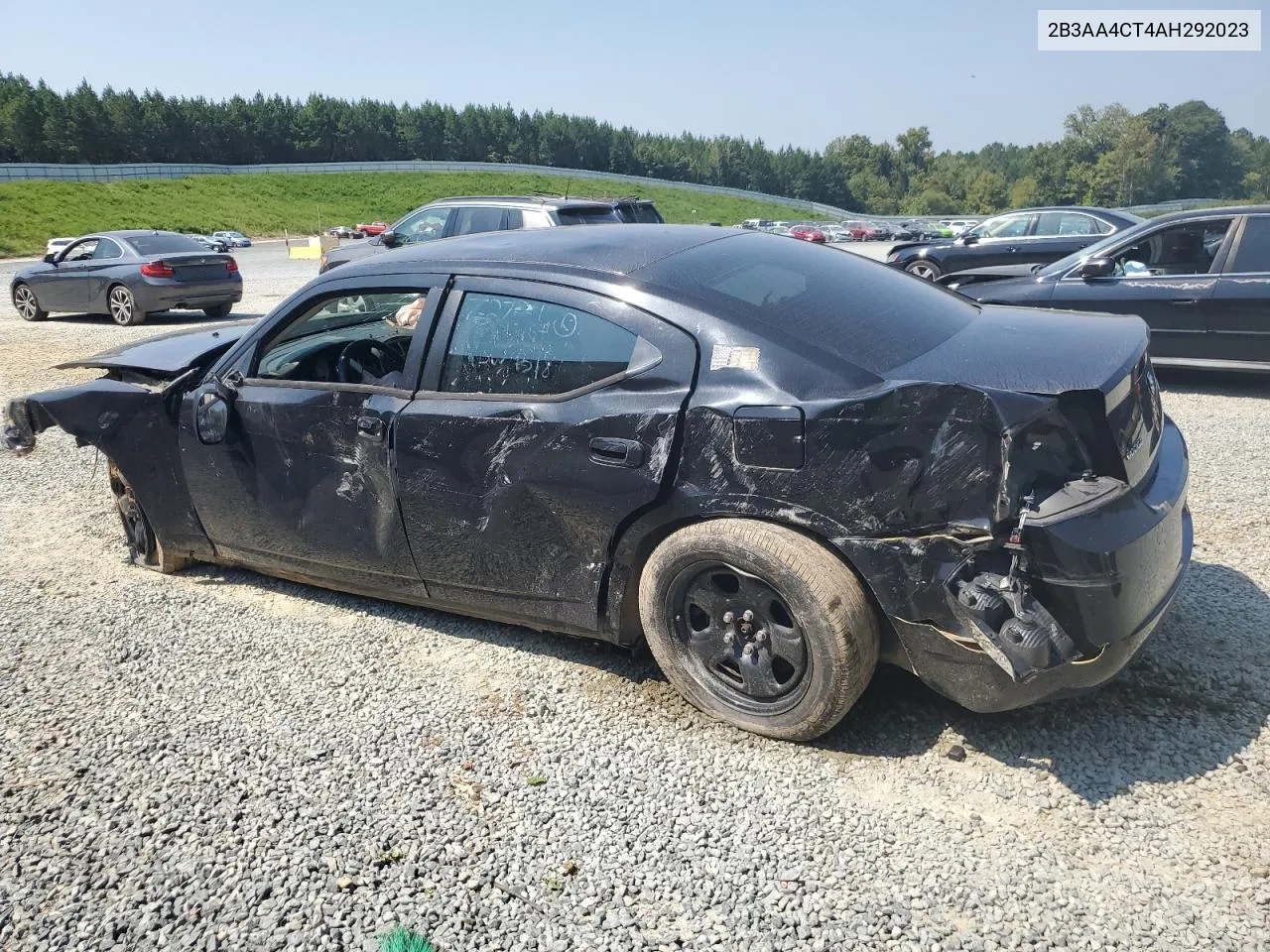 2010 Dodge Charger VIN: 2B3AA4CT4AH292023 Lot: 68121094