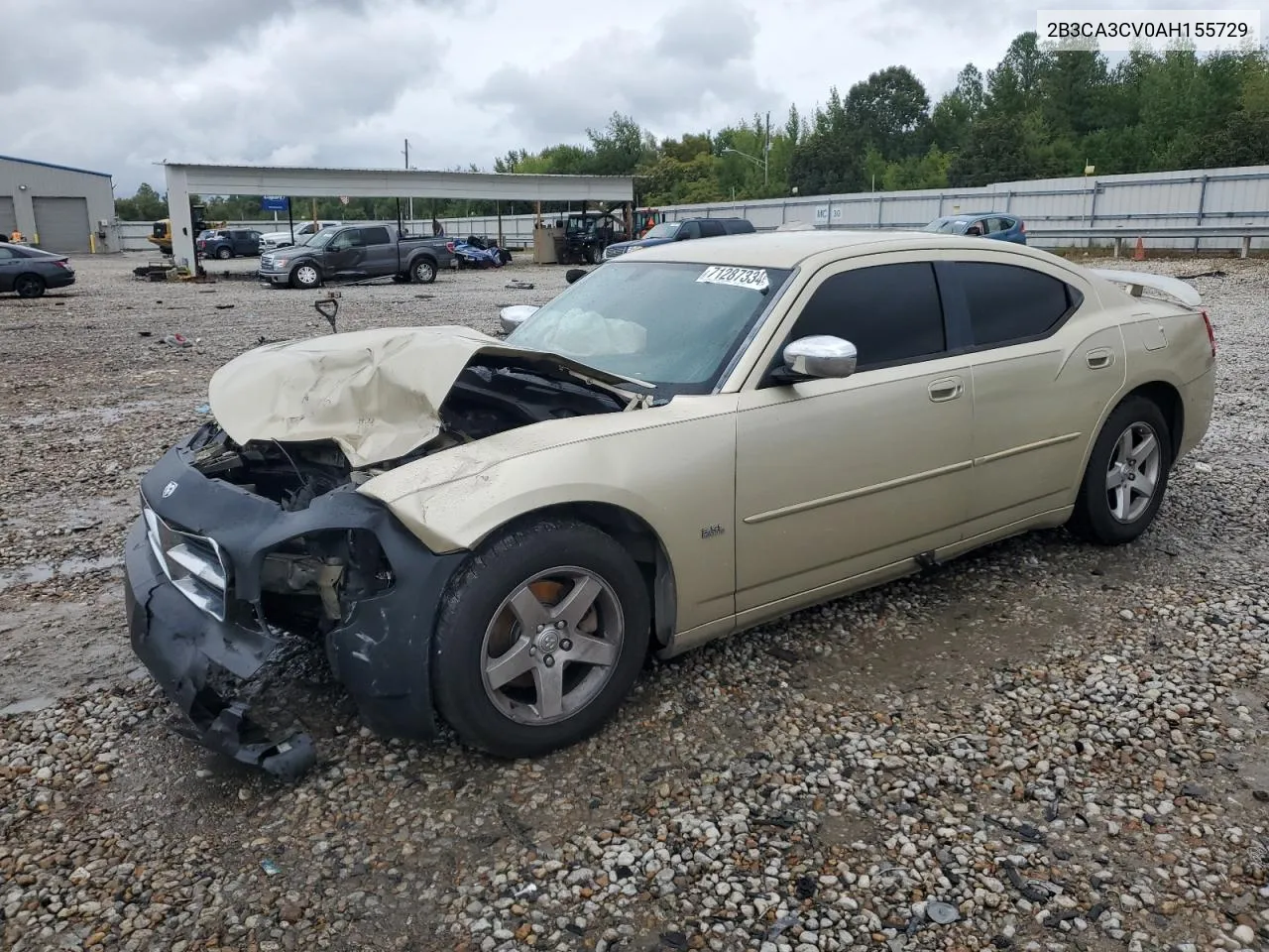 2010 Dodge Charger Sxt VIN: 2B3CA3CV0AH155729 Lot: 71287334