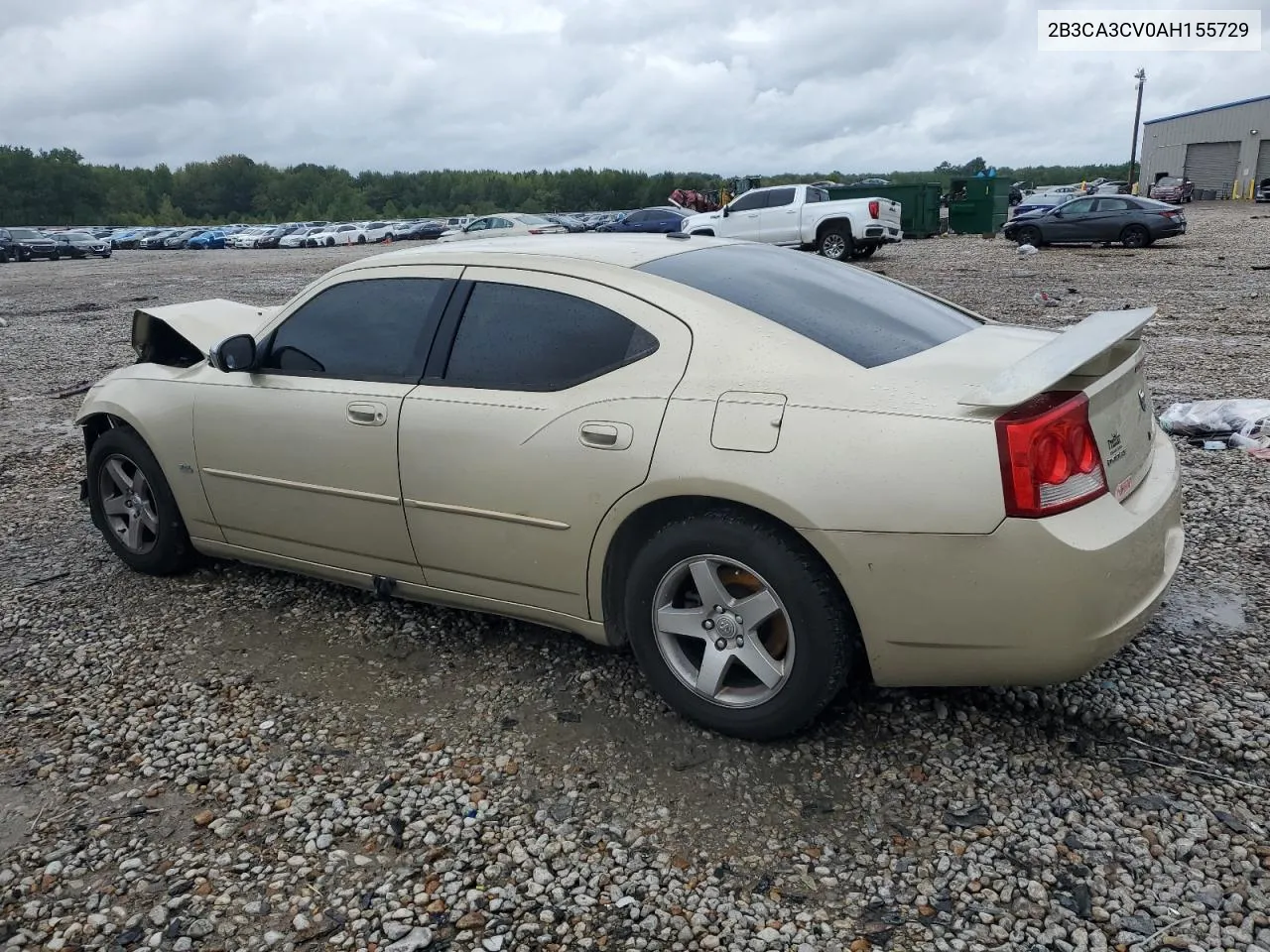 2B3CA3CV0AH155729 2010 Dodge Charger Sxt