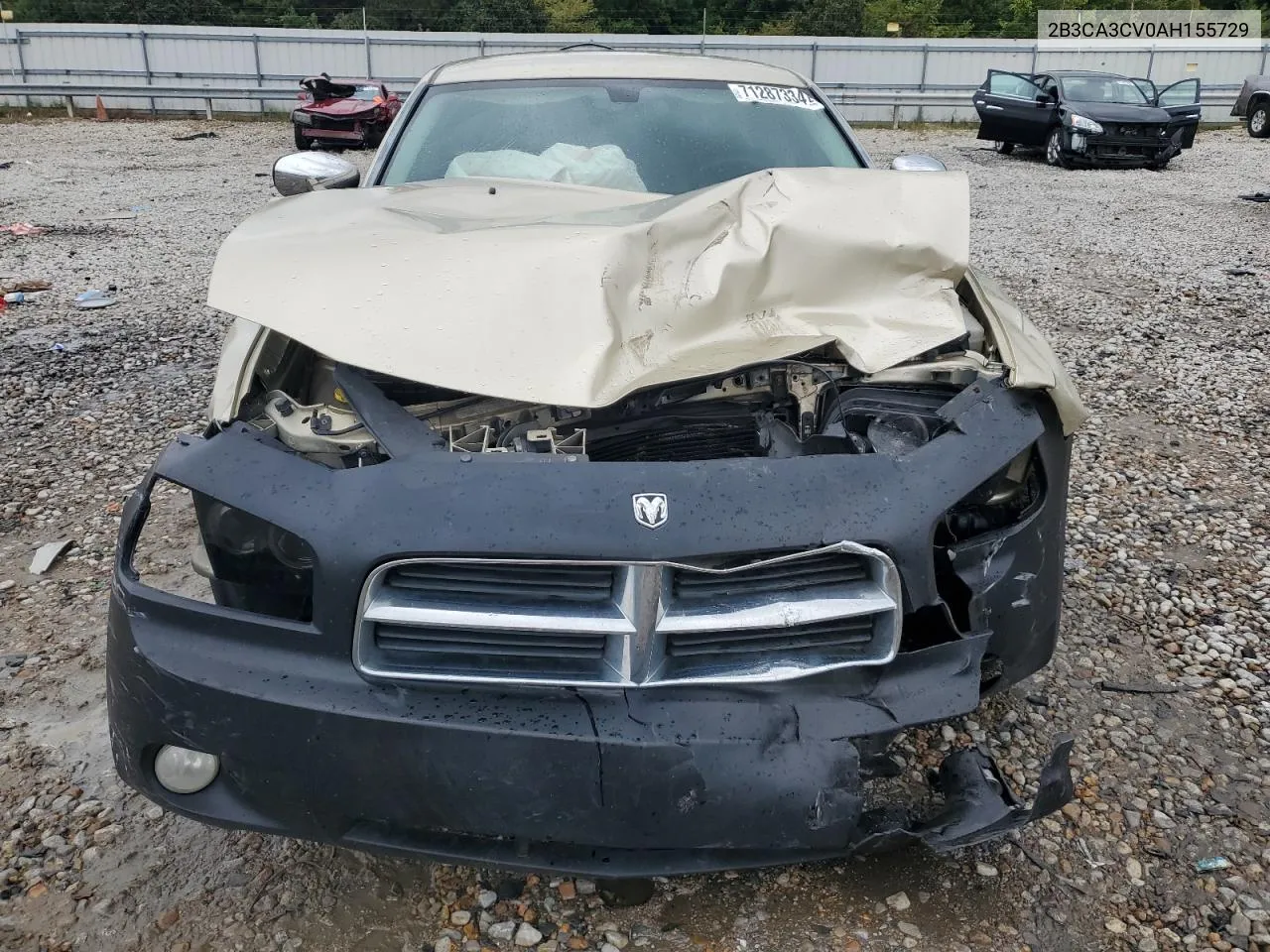 2010 Dodge Charger Sxt VIN: 2B3CA3CV0AH155729 Lot: 71287334