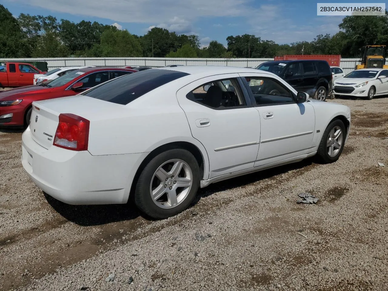 2B3CA3CV1AH257542 2010 Dodge Charger Sxt