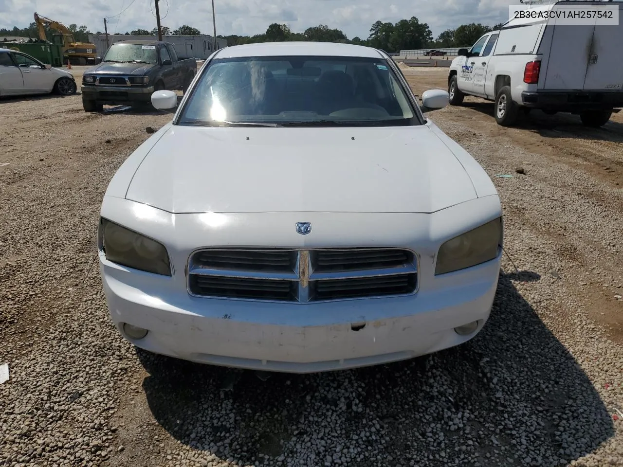 2B3CA3CV1AH257542 2010 Dodge Charger Sxt