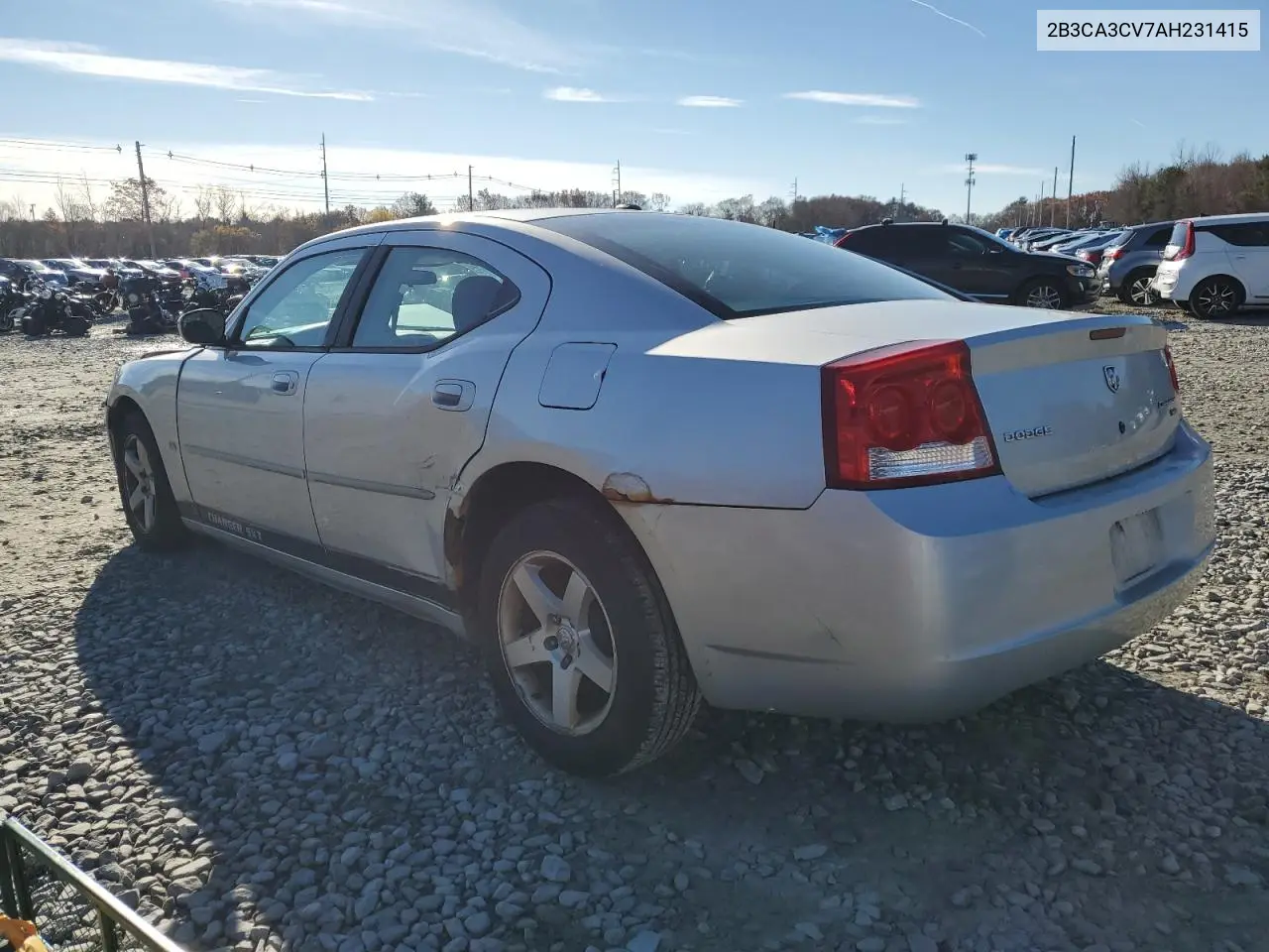 2B3CA3CV7AH231415 2010 Dodge Charger Sxt