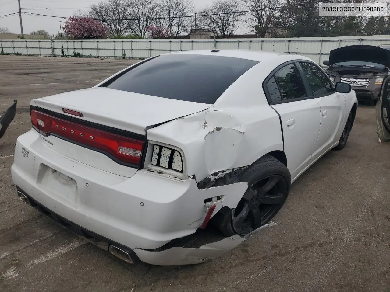 2011 Dodge Charger VIN: 2B3CL3CG0BH590280 Lot: 50080804