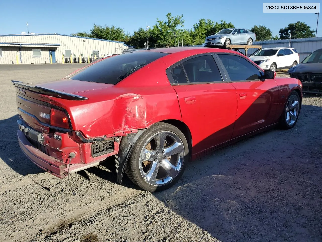 2B3CL5CT8BH506344 2011 Dodge Charger R/T