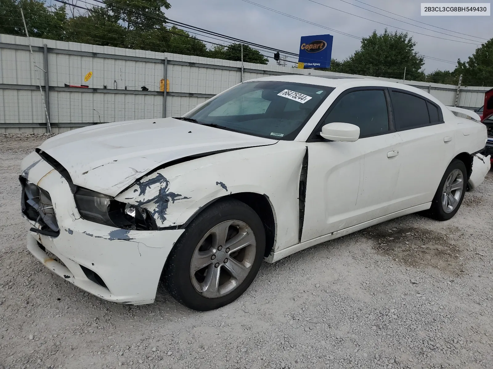 2011 Dodge Charger VIN: 2B3CL3CG8BH549430 Lot: 66475244