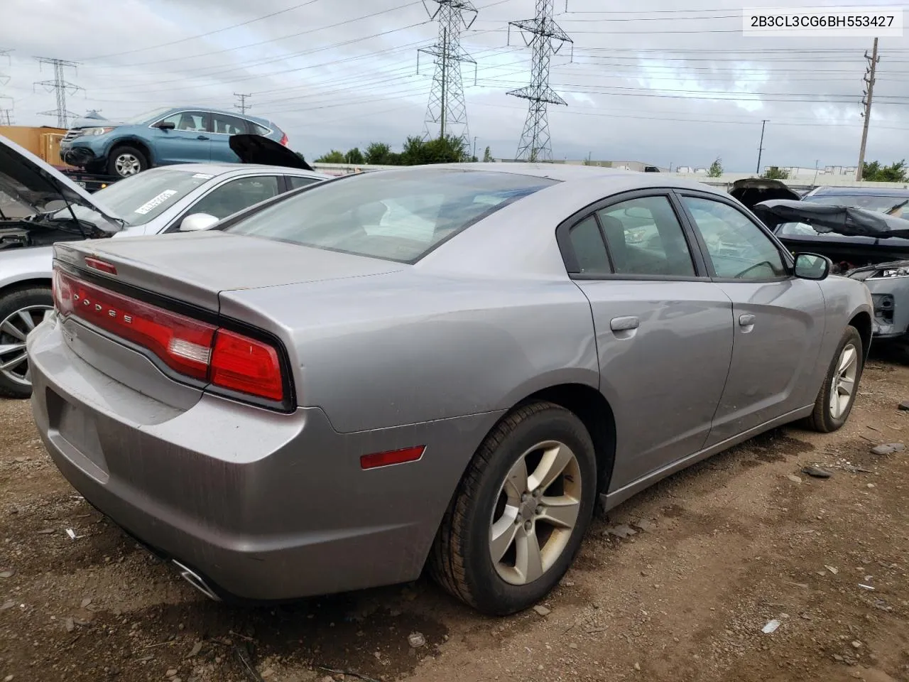 2B3CL3CG6BH553427 2011 Dodge Charger