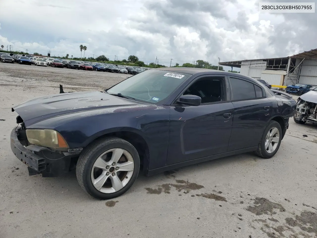 2B3CL3CGXBH507955 2011 Dodge Charger