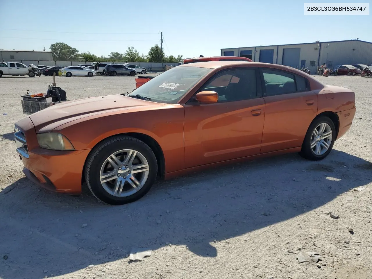 2B3CL3CG6BH534747 2011 Dodge Charger