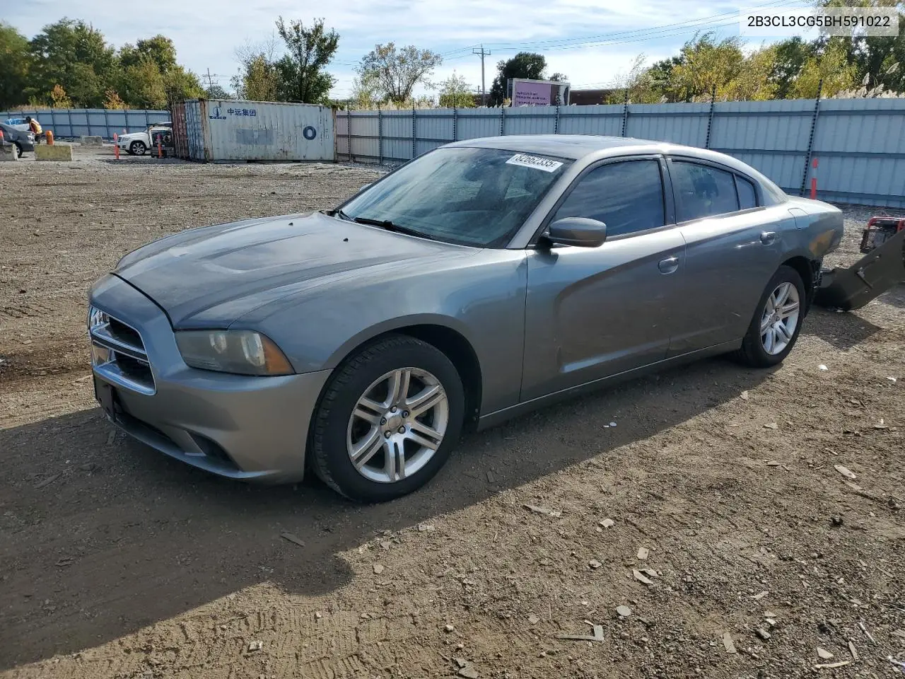 2B3CL3CG5BH591022 2011 Dodge Charger