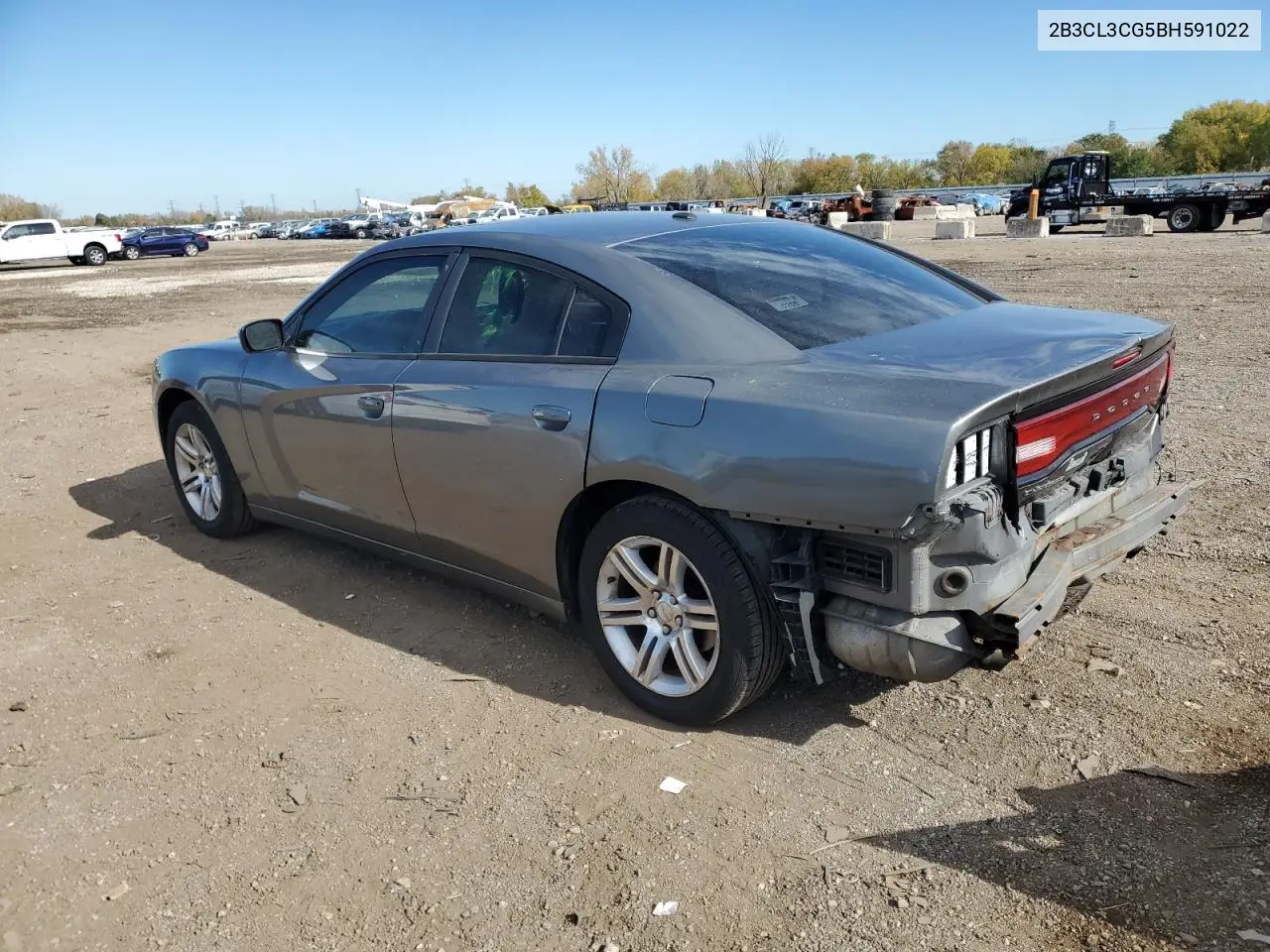 2B3CL3CG5BH591022 2011 Dodge Charger