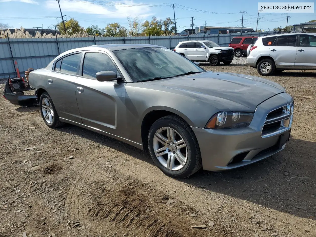 2B3CL3CG5BH591022 2011 Dodge Charger